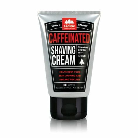 Pacific Shaving Loodusliku Kofeiiniga Habemeajamiskreem